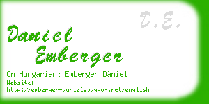 daniel emberger business card